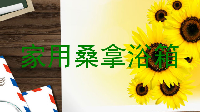 家用桑拿浴箱