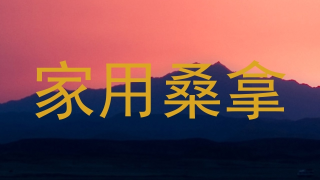 家用桑拿