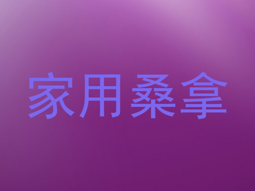 家用桑拿