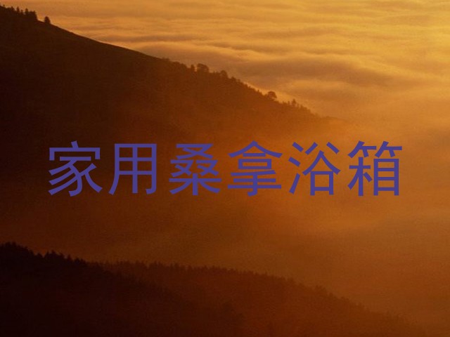 家用桑拿浴箱
