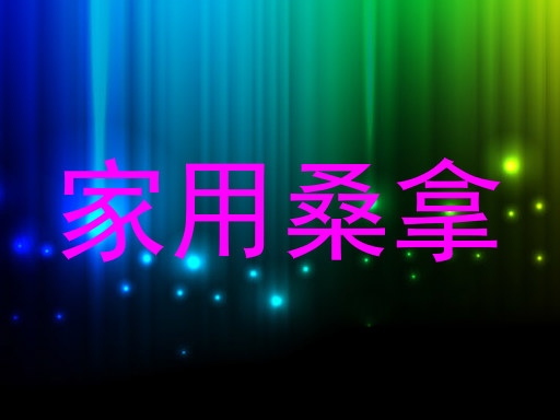 家用桑拿