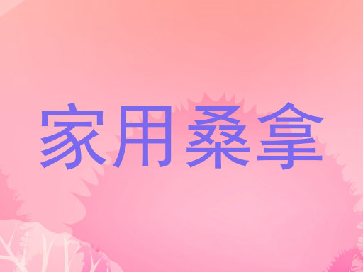 家用桑拿