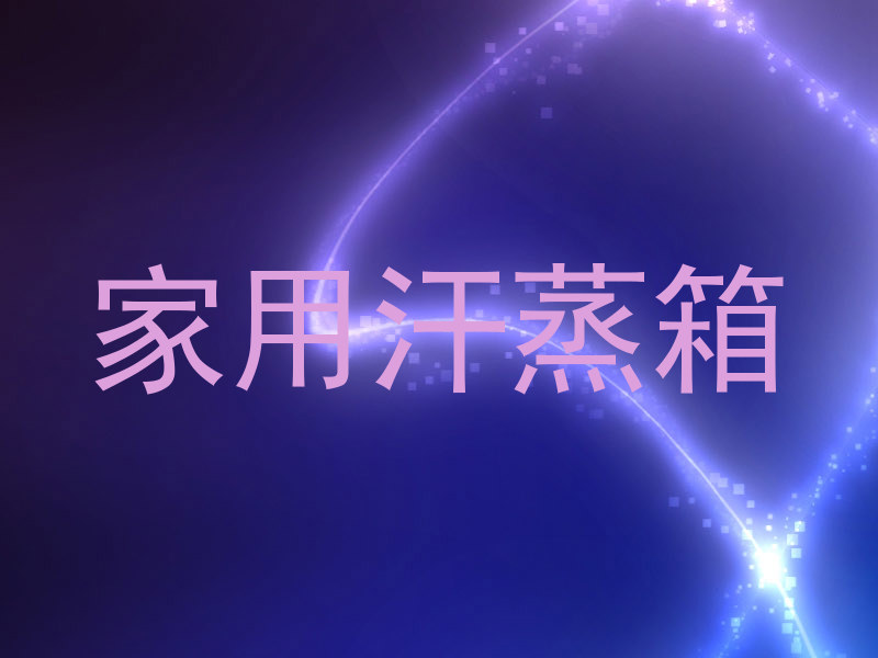 家用汗蒸箱
