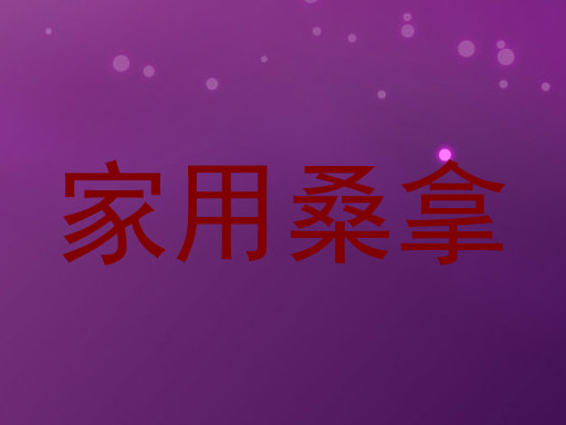 家用桑拿