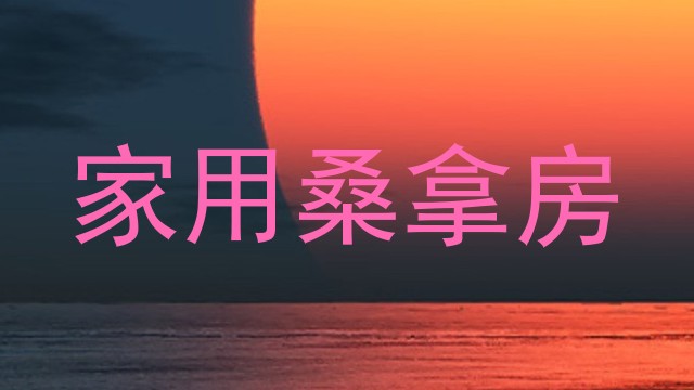 家用桑拿房