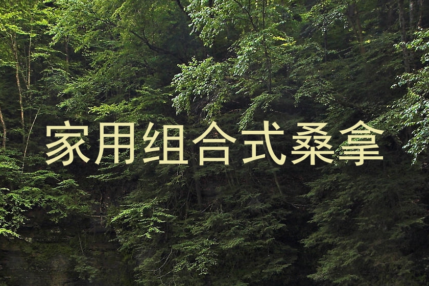 家用组合式桑拿