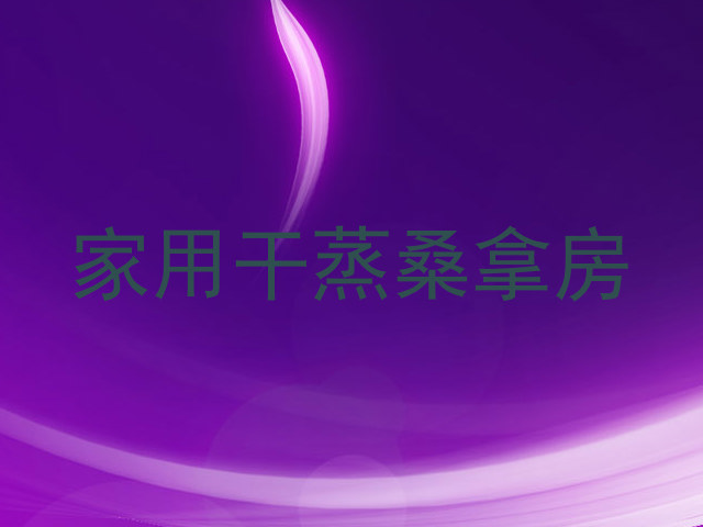 家用干蒸桑拿房