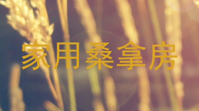 家用桑拿房
