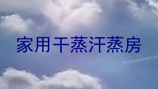 家用干蒸汗蒸房