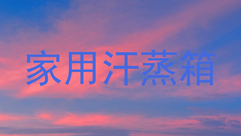 家用汗蒸箱