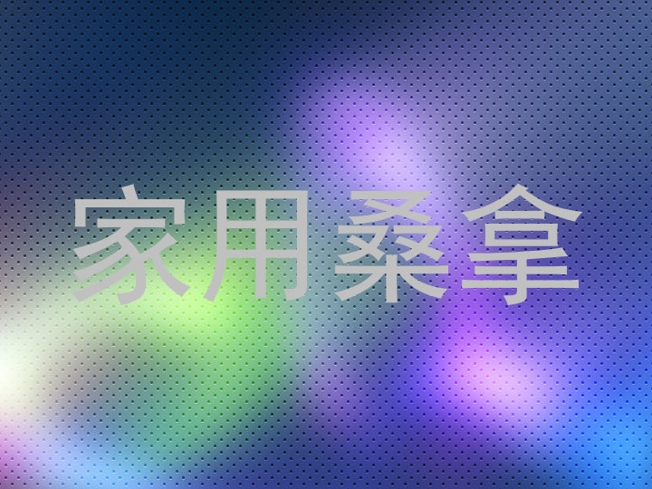 家用桑拿