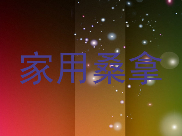 家用桑拿