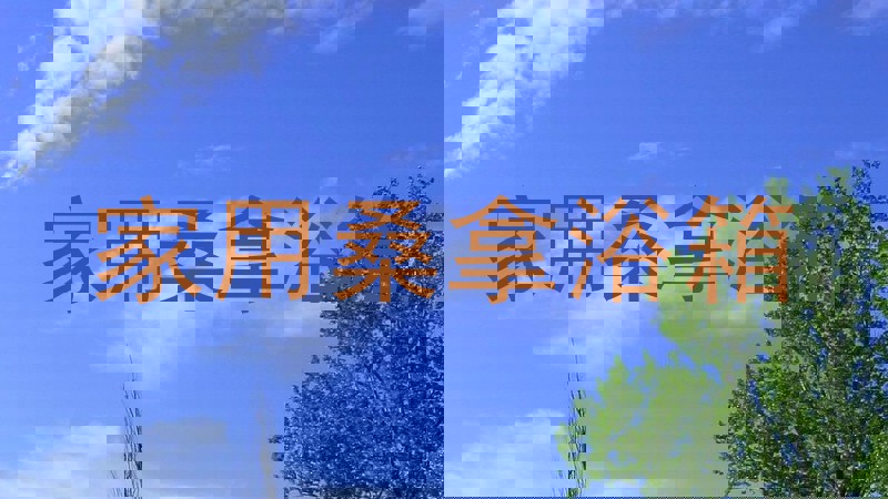 家用桑拿浴箱