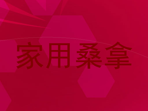家用桑拿