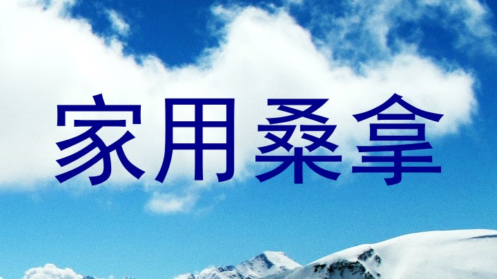 家用桑拿