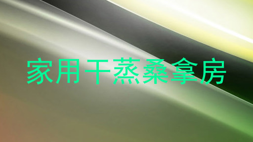 家用干蒸桑拿房