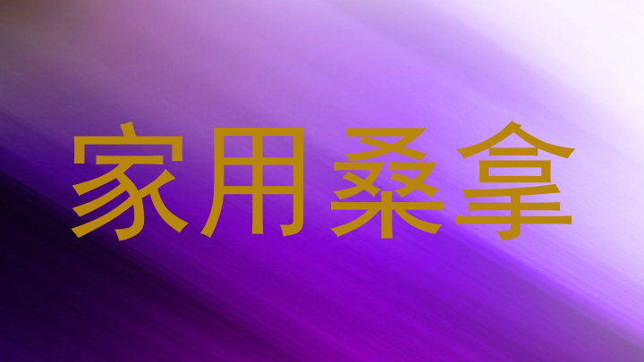 家用桑拿