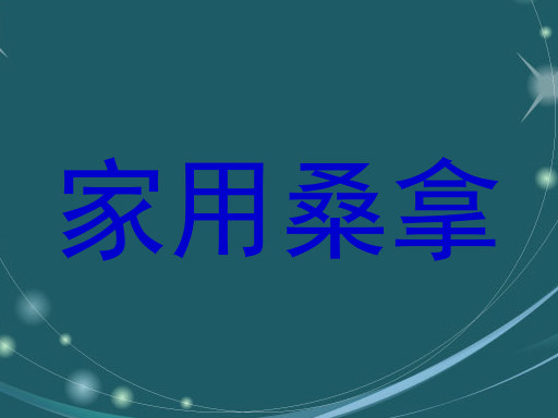 家用桑拿