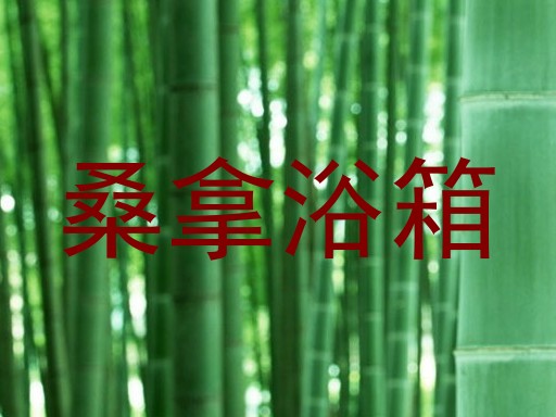 桑拿浴箱