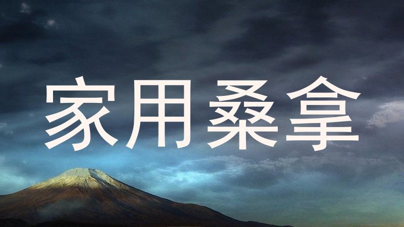 家用桑拿