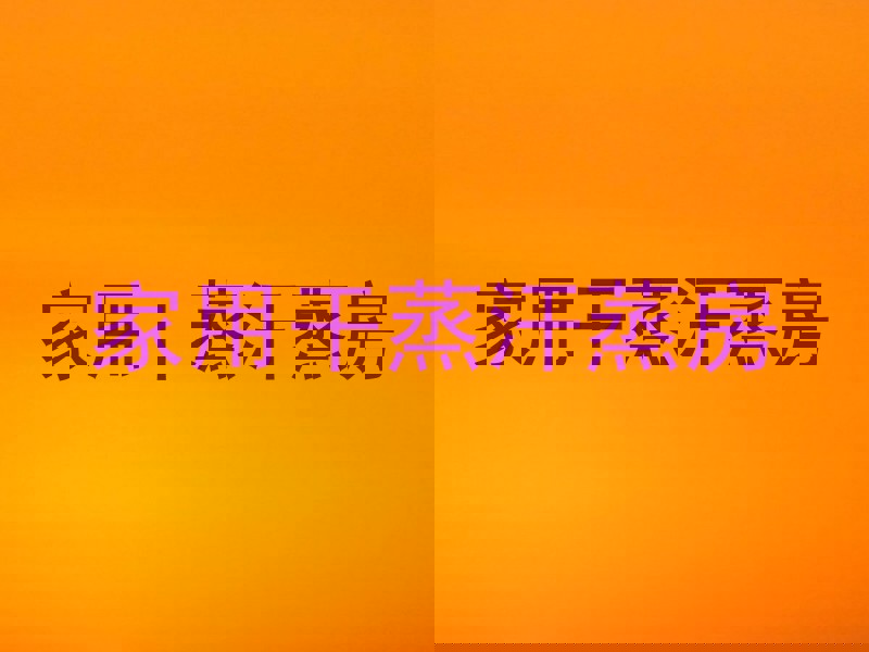 家用干蒸汗蒸房