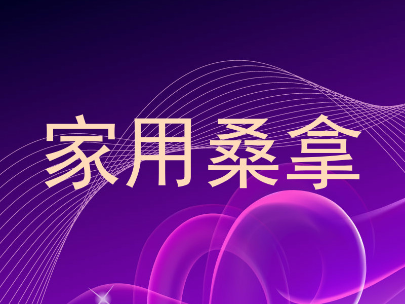 家用桑拿