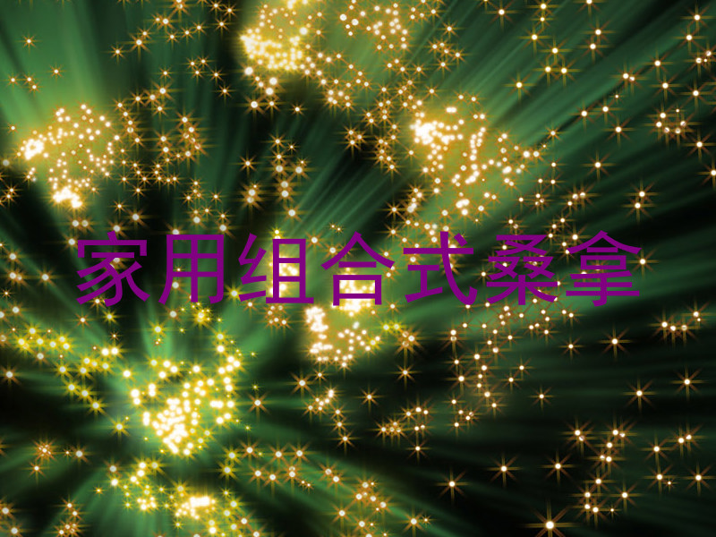家用组合式桑拿