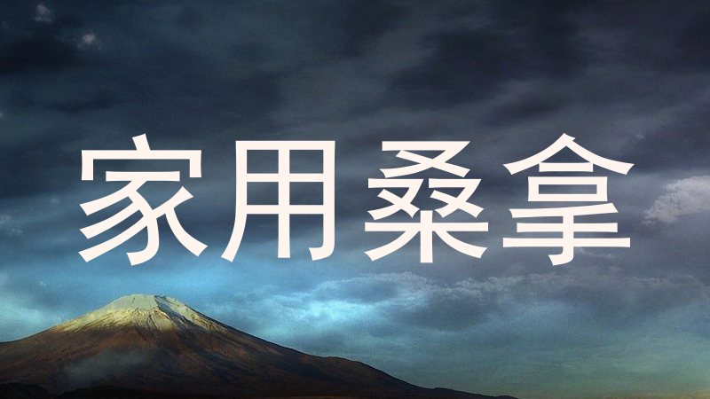 家用桑拿
