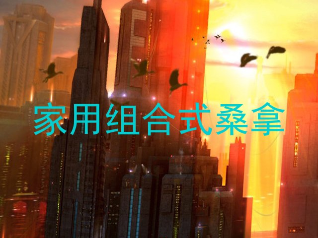 家用组合式桑拿