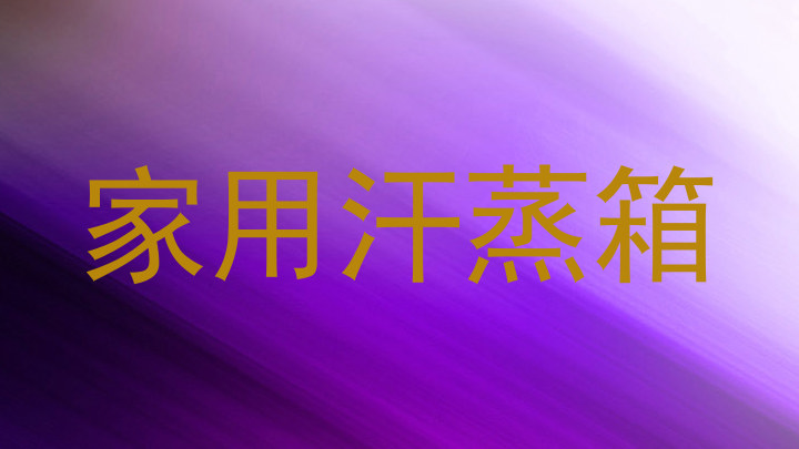 家用汗蒸箱