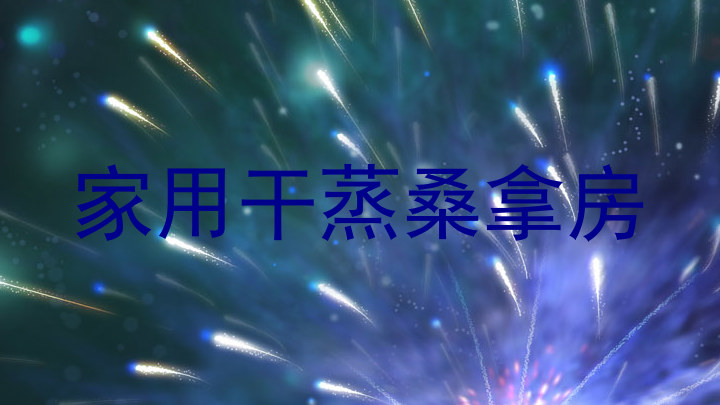家用干蒸桑拿房
