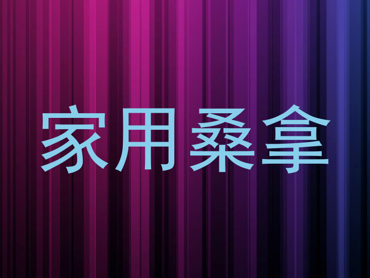 家用桑拿