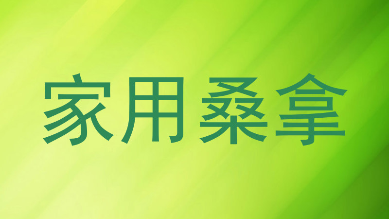 家用桑拿