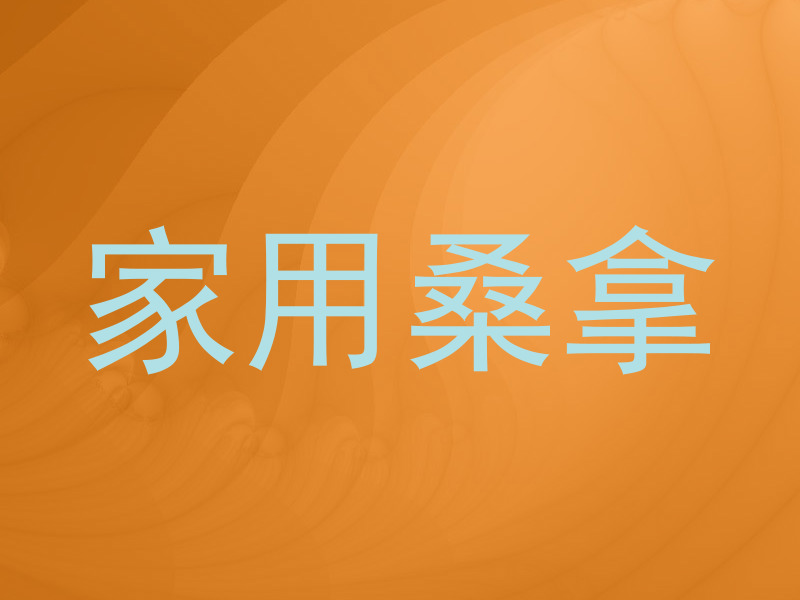 家用桑拿