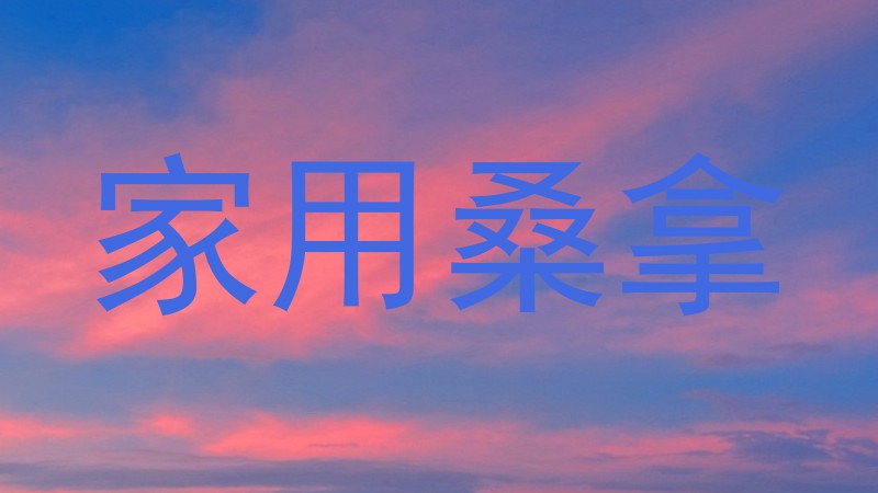 家用桑拿