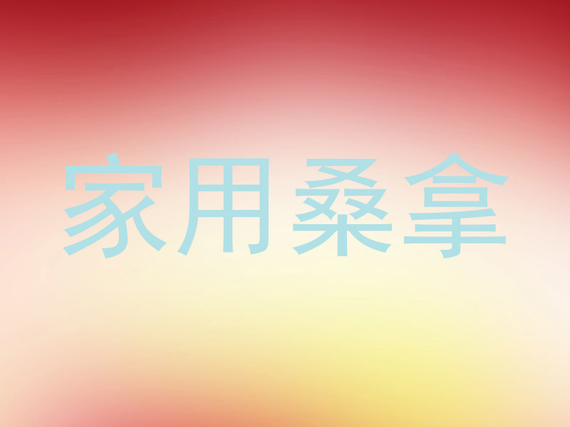 家用桑拿