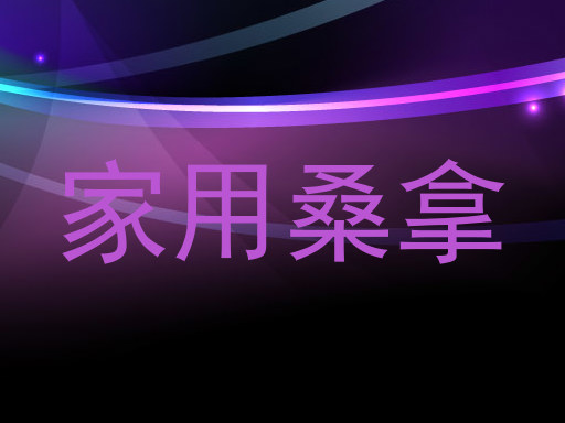 家用桑拿