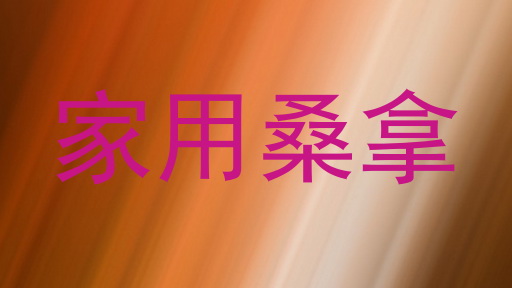 家用桑拿