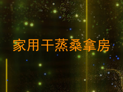 家用干蒸桑拿房