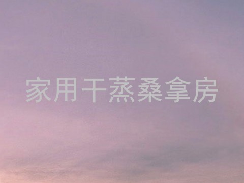 家用干蒸桑拿房