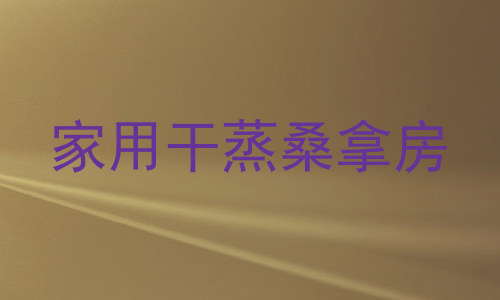 家用干蒸桑拿房