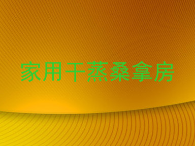 家用干蒸桑拿房