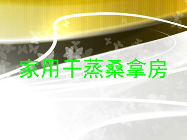 家用干蒸桑拿房