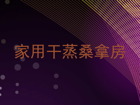 家用干蒸桑拿房