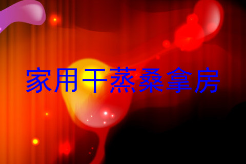 家用干蒸桑拿房