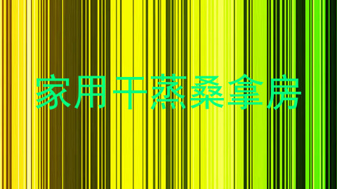 家用干蒸桑拿房