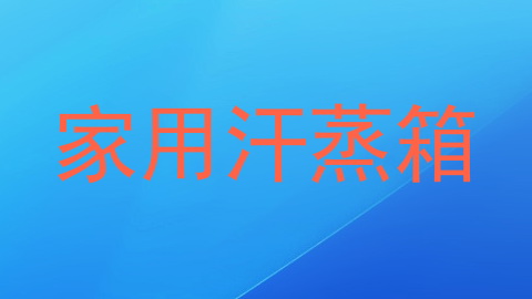 家用汗蒸箱