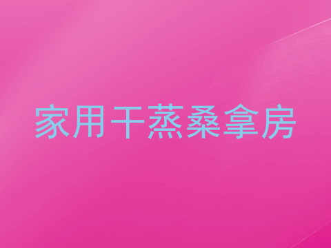 家用干蒸桑拿房