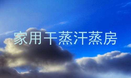 家用干蒸汗蒸房
