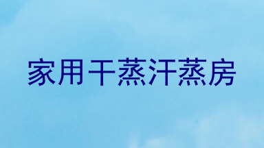 家用干蒸汗蒸房